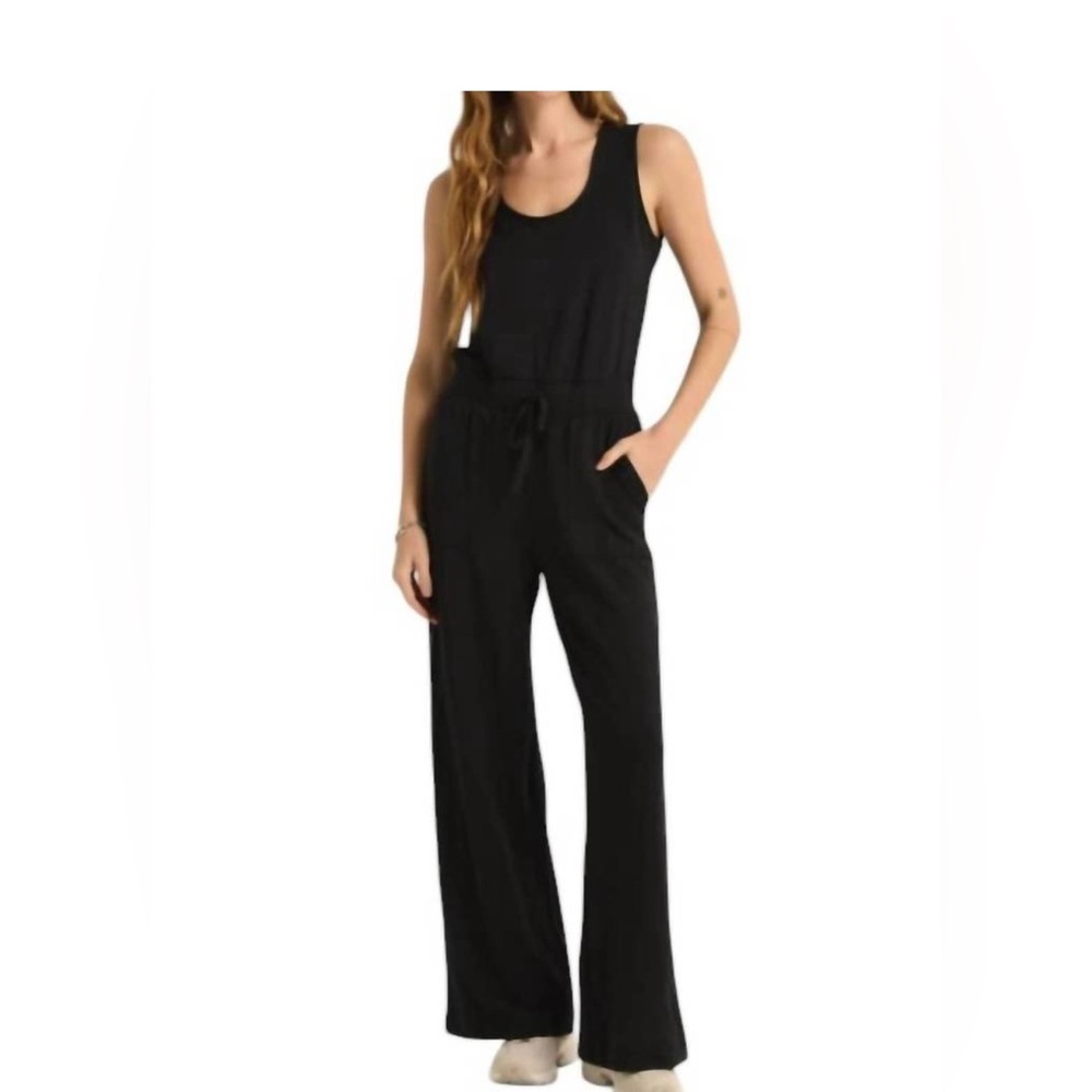 NWT Z Supply Black Layover Jumpsuit